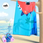 UEK Kids Towel Cute Cartoon Sweat hair body Drying children large bath Towel