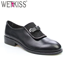 2018 factory whole sale ladies' low-heeled shoe women's casual pumps black color high quality shoe