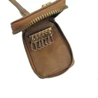 Leather mini key bag bus card holder creative zipper coin purse wallet