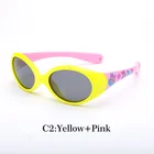 Baby Cartoon Multicolor TPEE Flexible Silicone Kids Sport Sunglasses Polarized UV400