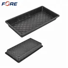 60mm Depth Foldable PP Plastic Seed Growing Germination Flat Tray for Sprouting Vegetable