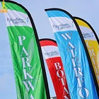 tour guide sign outdoor banner wind fabric banner flag