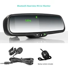 Hot selling flat rearview mirror built-in BT celling accesories/mp3 for the car