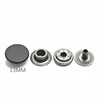 13mm Metal Round Gunmetal Snap Button Spring Button for Garment and Bags