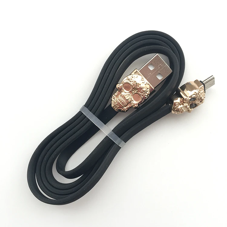 Wholesale china supplier cellphone charger micro 1m round 2.4A usb data cable - ANKUX.COM
