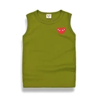 Latest design wholesale kid tank cotton vest for boy