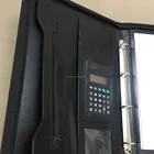a4 pu leather portfolio folder with calculator