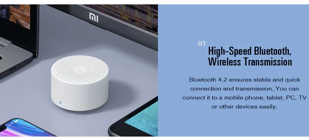 Global xiao mi Mi Compact blue tooth 2 Portable Wireless Speaker Music Player Handsfree for phone - ANKUX.COM