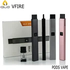 Easy filling magnetic closed system pods refillable electronic cigarette with ceramic heating coil