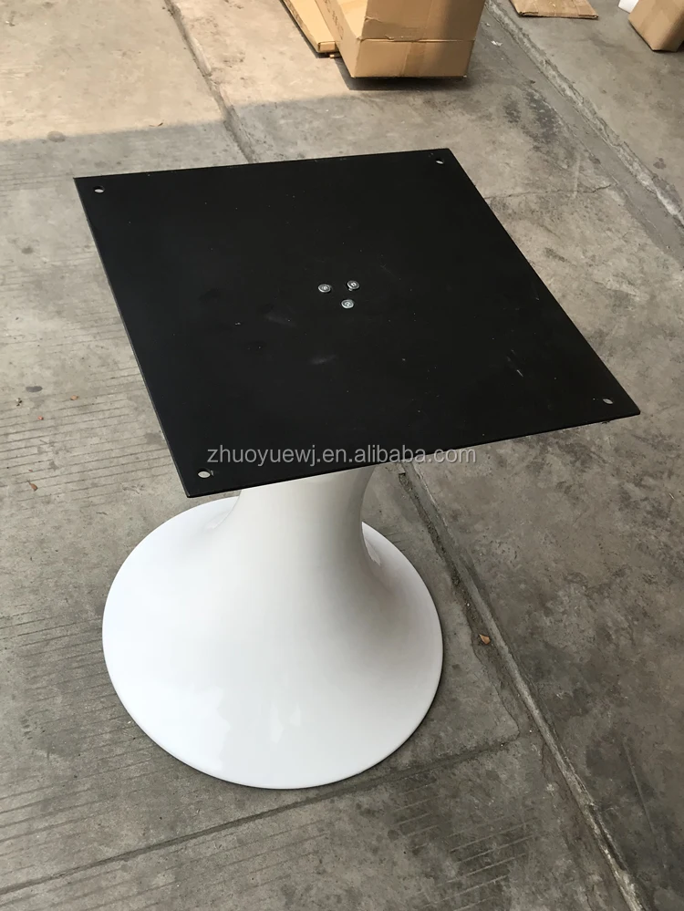 Furniture Accessories white round shape big metal Pedestal Tulip Table Leg Dining Table Bases for marble table top