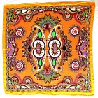 New Arrival Unisex 90*90cm 12mm Silk Satin Digital Print Machine Sewn Scarf Custom Artwork Supported