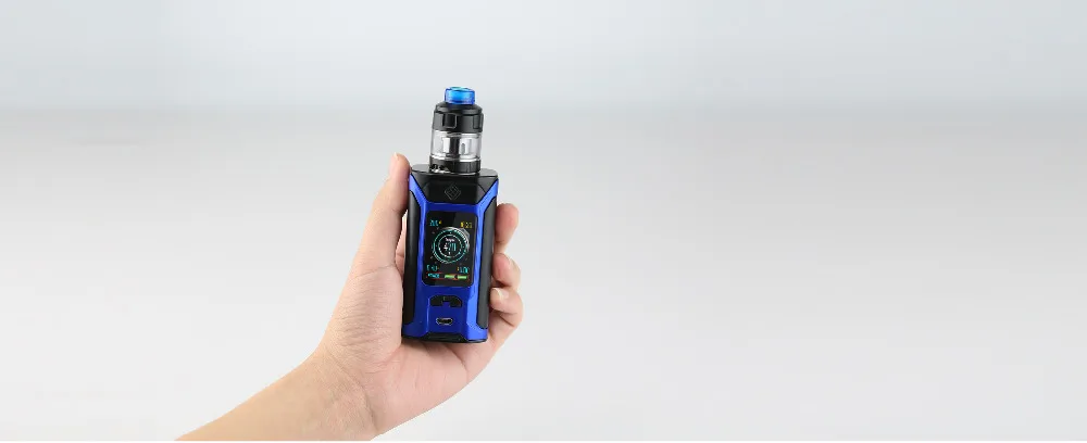 Wismec Sinuous Ravage230 Kit 200W E Cig Sinuous Ravage230 Box MOD Vape and 2ml 4ml GNOME Evo Tank no 18650 Battery 04
