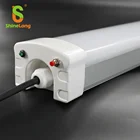 ShineLong 1.5M 60W 3hours rechargeable battery ip65 waterproof tube light emergency led triproof light