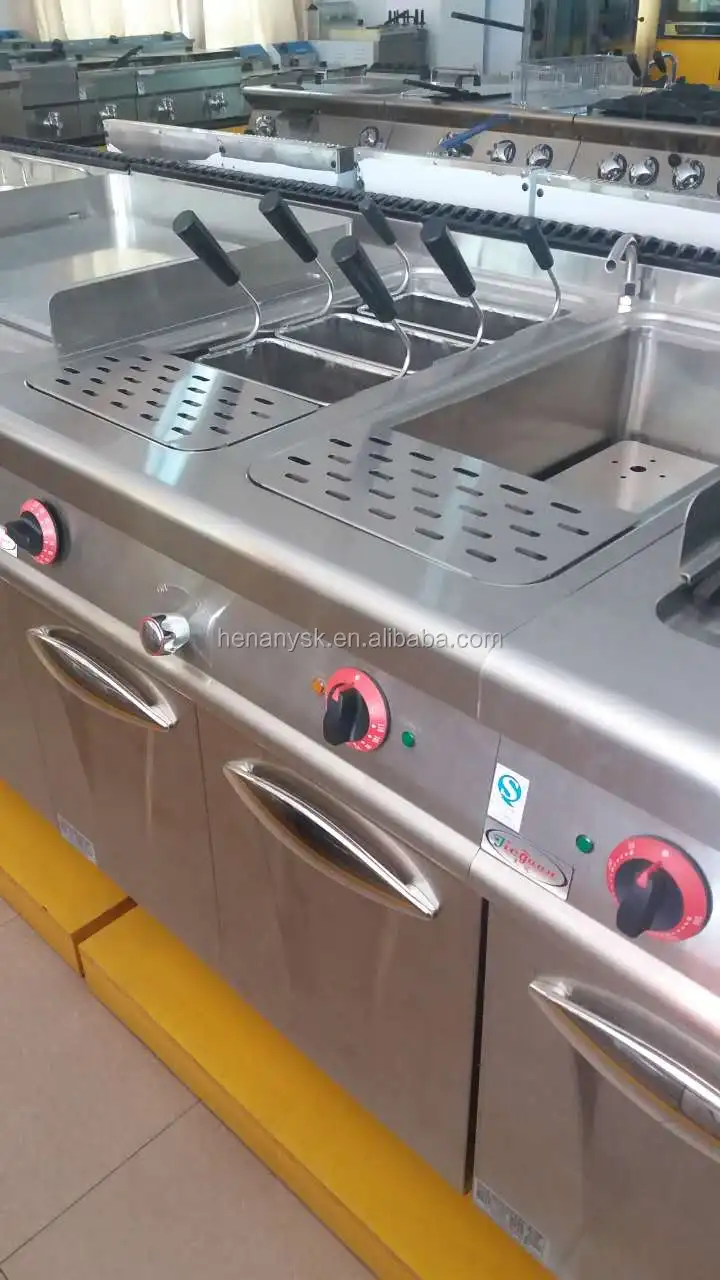 Commercial New Style Vertical Electric Italy Pasta Noddle Cooker With Cooking Cabinet