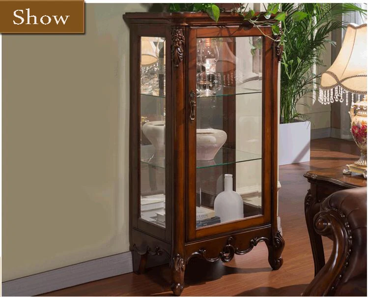 Antique High Living Room Wooden furniture lcd TV Stand set 10285