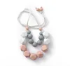 Teething Beads Necklace Perle Silicone Dentition