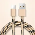 1m Fast Charging Nylon Braided micro usb data cable Data Sync Mobile Phone Charger Cable