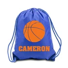 2019 Promotional Customized Printed Nylon Sports Polyester Drawstrings Bag