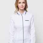 Formal office ladies dresses shirt blouse for women china imports lady work clothing
