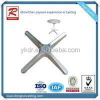China foundry supply customize cast aluminum chair parts