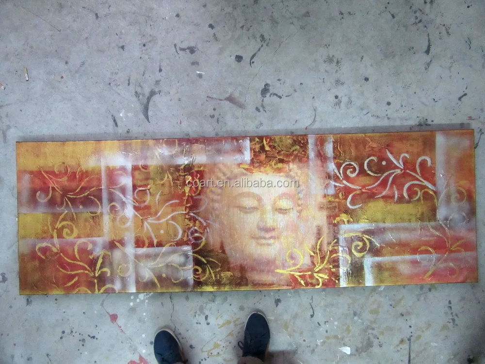 Modern buddha abstract oil paintings
