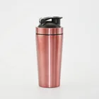 739ml Gym Workout Stainless Sleel Protein Shaker Bottle