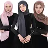 Yiwu Scarf Focus Fashion Muslim Arab Hijab Wholesale Scarf Women Plain Scarf Hijab