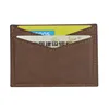 High quality oil painted slim nubuck real leather credit card holder wallet