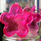 New products acrylic hanging decorative flower shape box