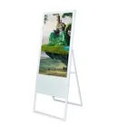 Ultra Thin Standing LCD wall mounted touch screen monitor with advertising Digital Poster