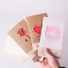Card 3d Laser Cut Card Rustic Floral Chinese Red 3d Card With Flower Laser Cut Wedding Invitations Thank You Card
