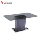 Free Sample Lift Space Saving Chairs Furniture Pakistan Long High Gloss Dining Table For Restaurant