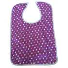 New Pattern Adult Reusable Waterproof Bibs With Food Crumb Catcher