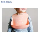 Waterproof Silicone Baby Bib Easily Wipes Clean, Baby Bib Silicone