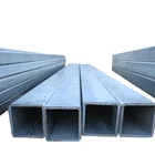Galvanized steel/gi rectangular hollow section weight/MS carbon steel pipe price