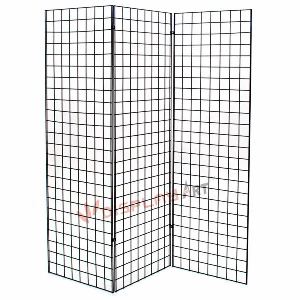 Chromed Display Metal Wire Mesh Grid Panels, View Metal Grid Panels