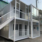 two story container house office building in china