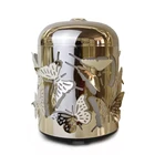 60ml Custom wholesale silver electroplating art shape metal aroma diffuser