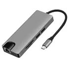 BEST SELLING TYPE Usb C Hub For Thunderbolt 3 USB Type C Ethernet Multiport ADAPTER RJ45 USB C HUB HD MI