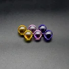Cabochon Cubic Zirconia Gemstone Cubic Zirconia Beads Multicolor Cabochon Drilled Bead Synthetic Loose Gemstones