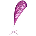 fabric printing banner teardrop feather advertising flag