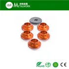 OEM anodized plated aluminum Cone Washer for motorcycle