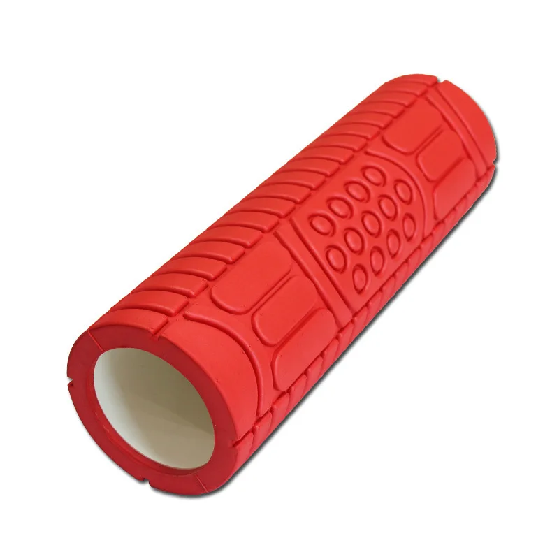 Massage roller 18" for quick post-workout recovery time tetured foam roller for yoga eercise
