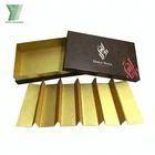 Custom food industrial use brown recycled cardboard gift boxes chocolate box with paper divider