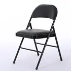 Garden Event Foldable Plastic Chair Portable Lifetime Cheap Outdoor patio furniture black Plastic Folding Chairs