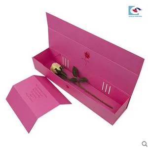 cardboard rectangle paper soap flower packaging gift box gold