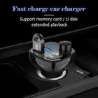 BT12 5.0 Handsfree bluetooth car kit fm transmitter mp3 player