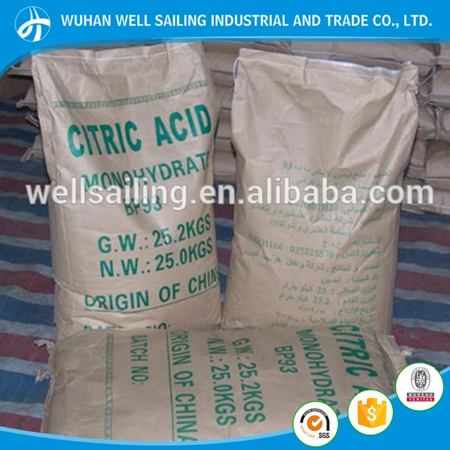 citric acid food grade acids food additives for health food