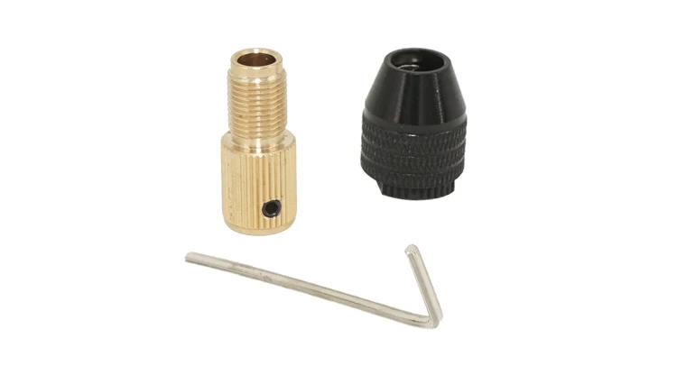 Keyless Universal 0.3-3.4mm Mini Drill Bit Chuck Adapter Converter for Combined Use with a Hand Drill or Electric Drill