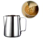 Top selling black color coating 304 stainless steel 1mm thickness 250ml coffee pitcher milk jug